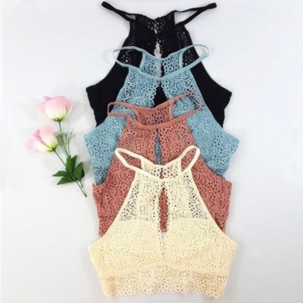 Women’s bralette bra’s crop top